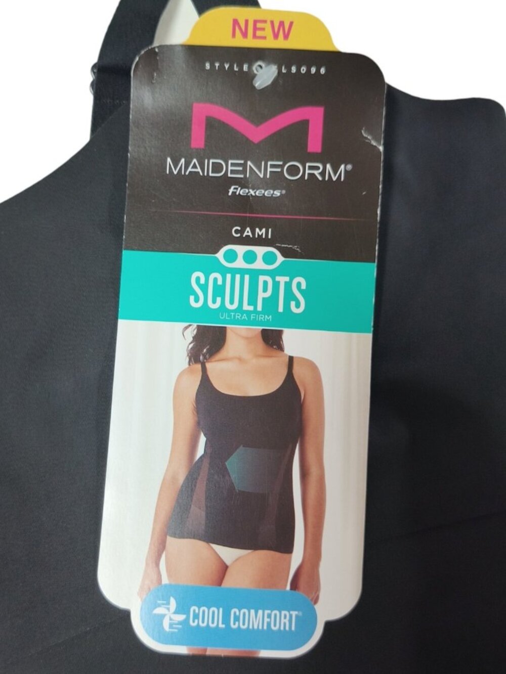 Maidenform Flexees Sculpt Ultra Firm Black Cami Tank Top Women’s Size XL NWT